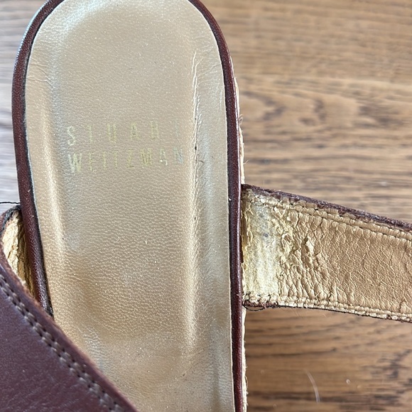 Stuart Weitzman wedge espadrilles - size 9 - Picture 4 of 5